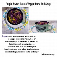 Sweet purple potatoe